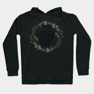 For Unto Us a Child is Born - Bible Verse - Christian Christmas Design Hoodie